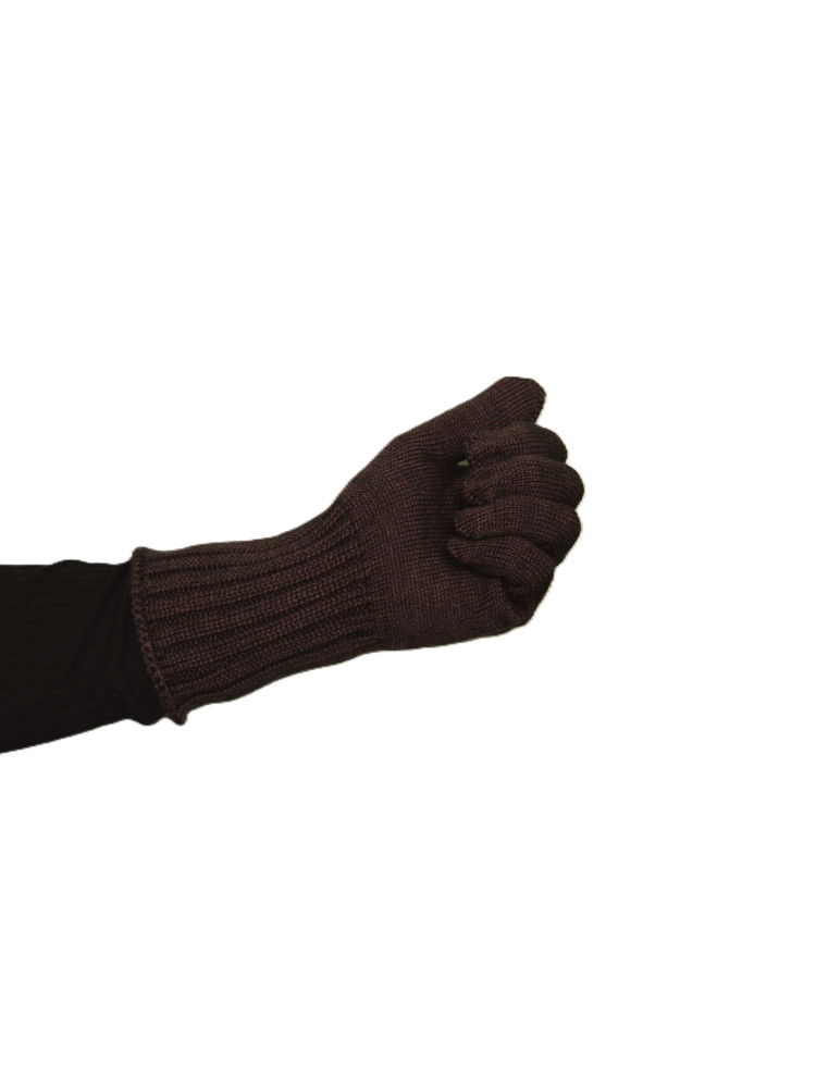 Gants grand poignet Marron Foncé Gants grand poignet Marron Foncé