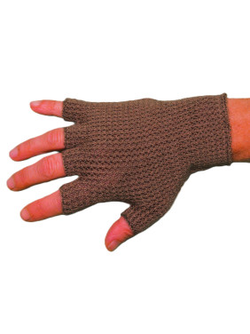 Mitaines résille Marron