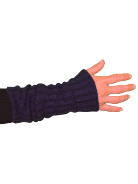 Guêtres à bras cachemire Marine