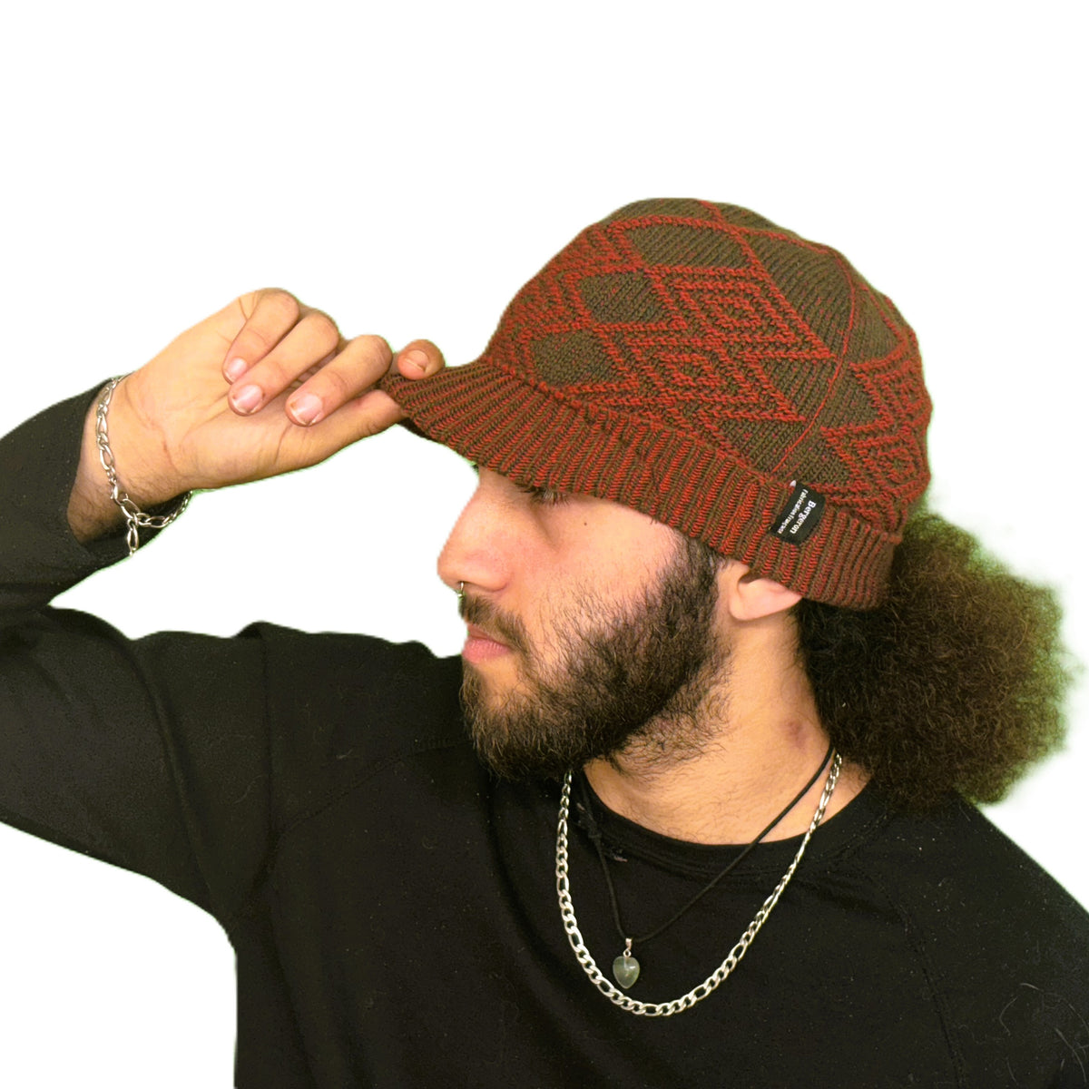 Casquette bonnet laine - Kaki