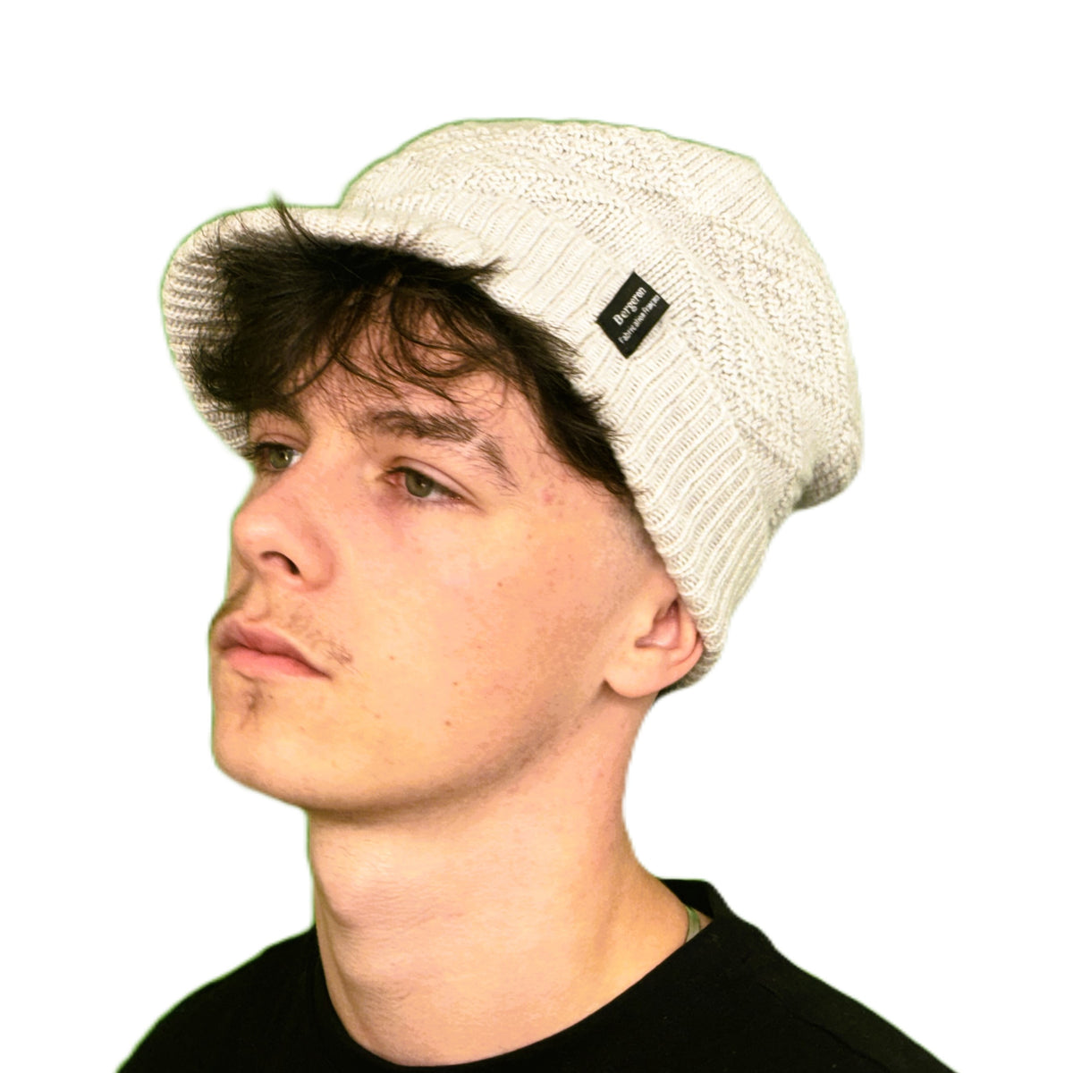 Casquette bonnet laine - Gris clair