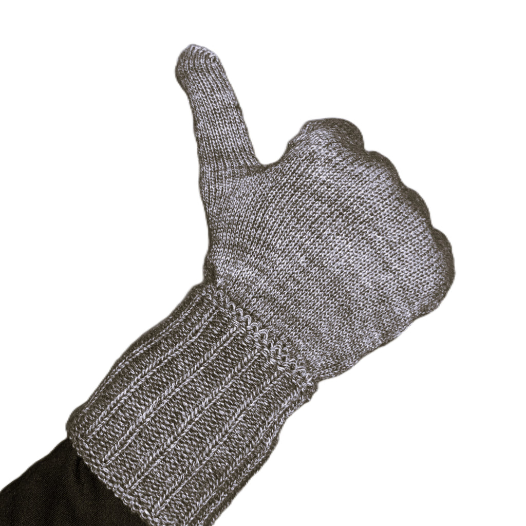 Gant grande taille - Gris