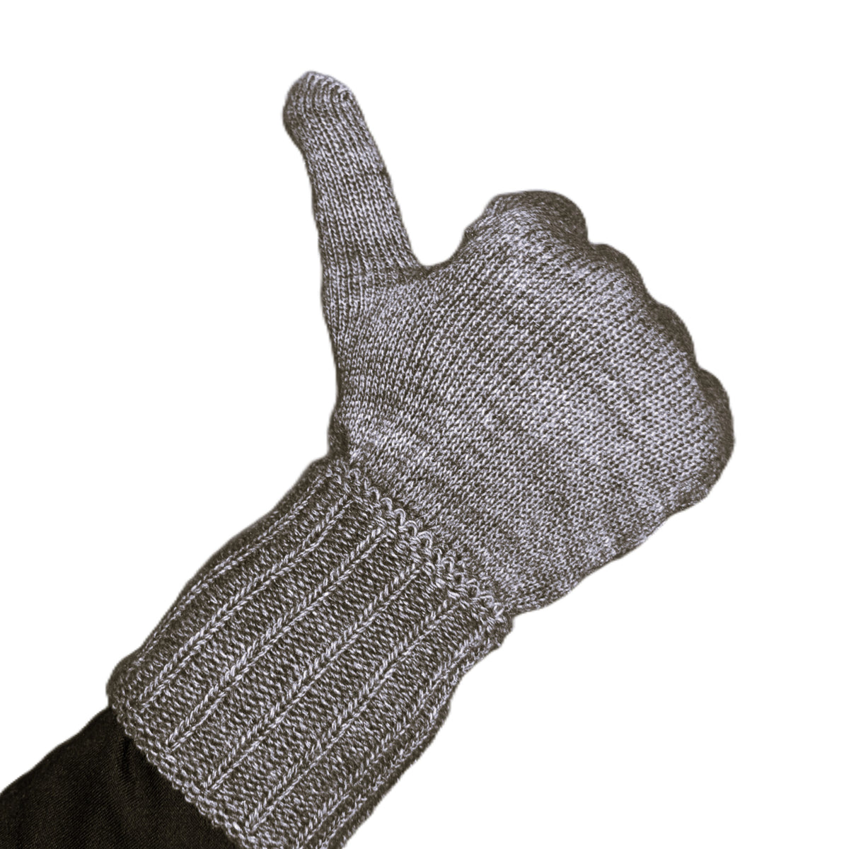 Gant grande taille - Gris
