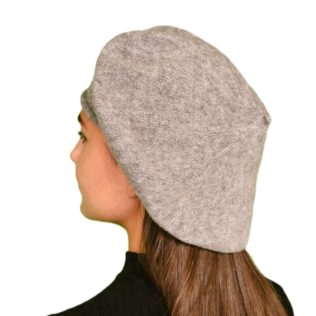 Béret laine femme gris