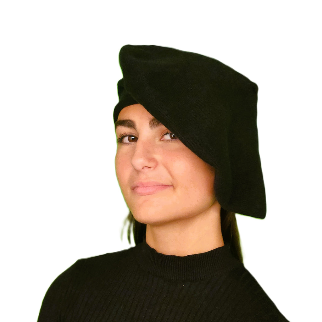 Béret laine femme noir
