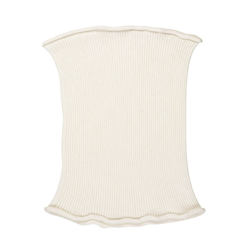 Snood ou faux-col femme cachemire - écru