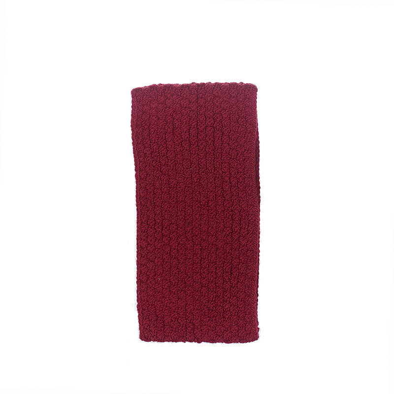 Bandeau femme pure laine - rouge