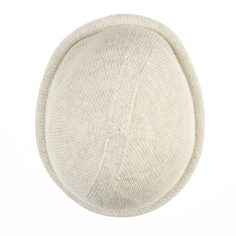 Bonnet miki Breton pure laine homme - écru