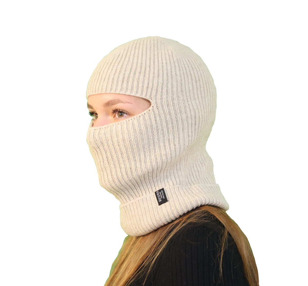 Cagoule pure laine écrue
