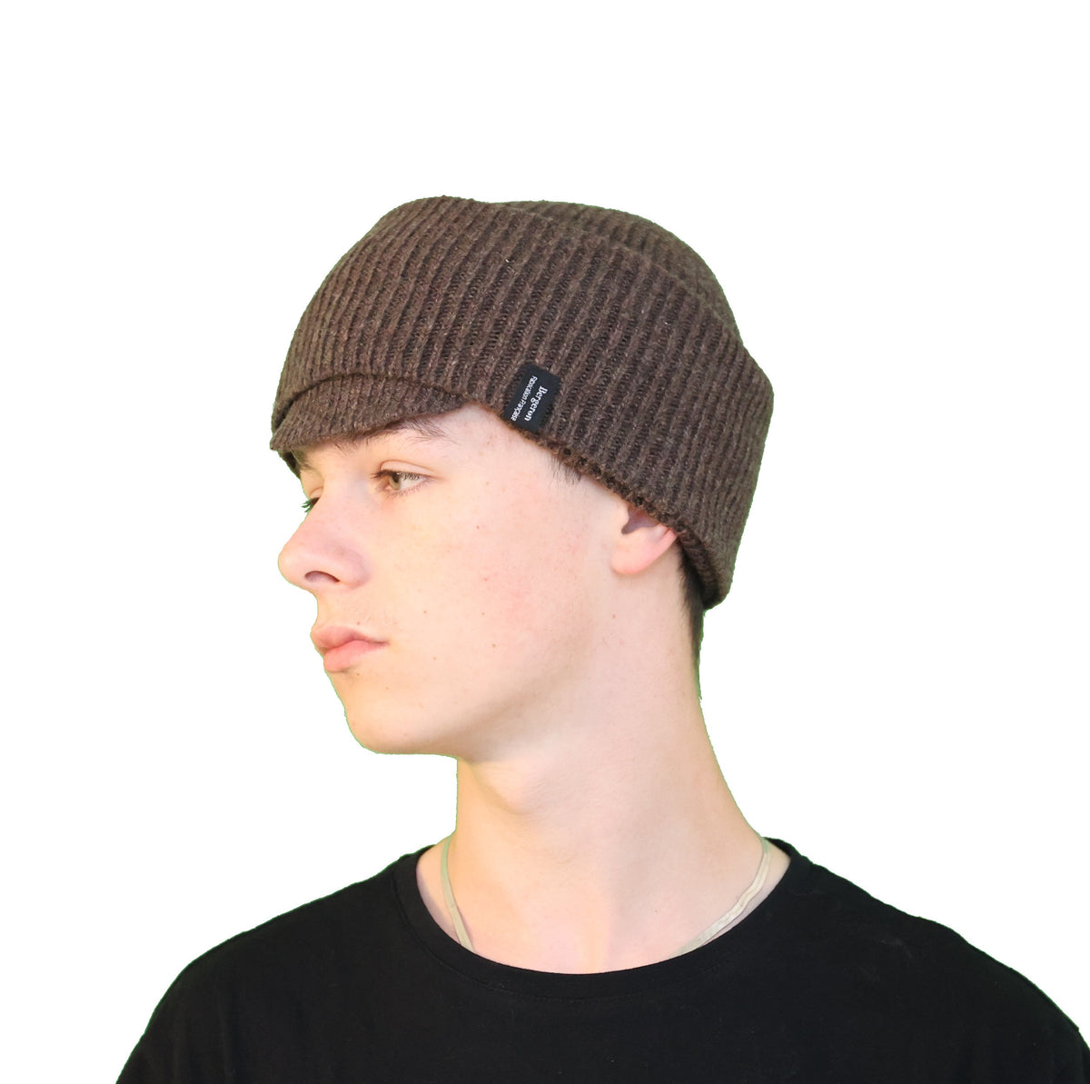 Bonnet cagoule passe montagne marron