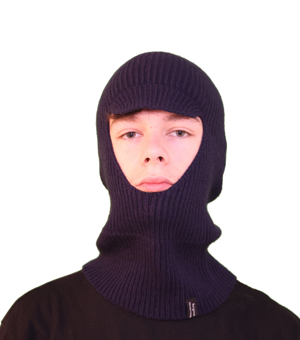Passe montagne laine marine