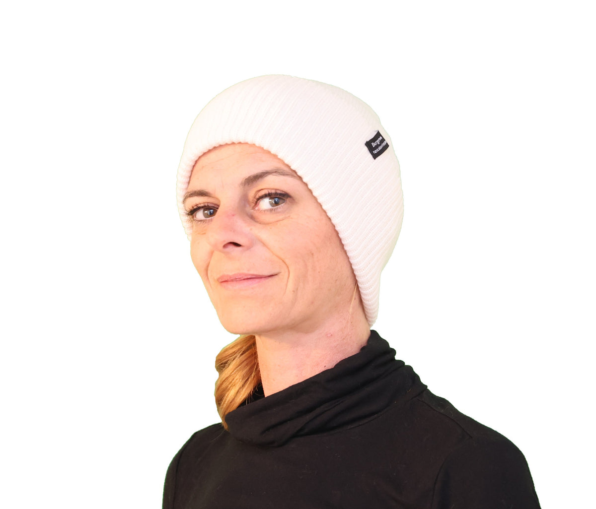 Bonnet classique pure laine - blanc