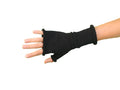 Mitaines mi-longues laine noire