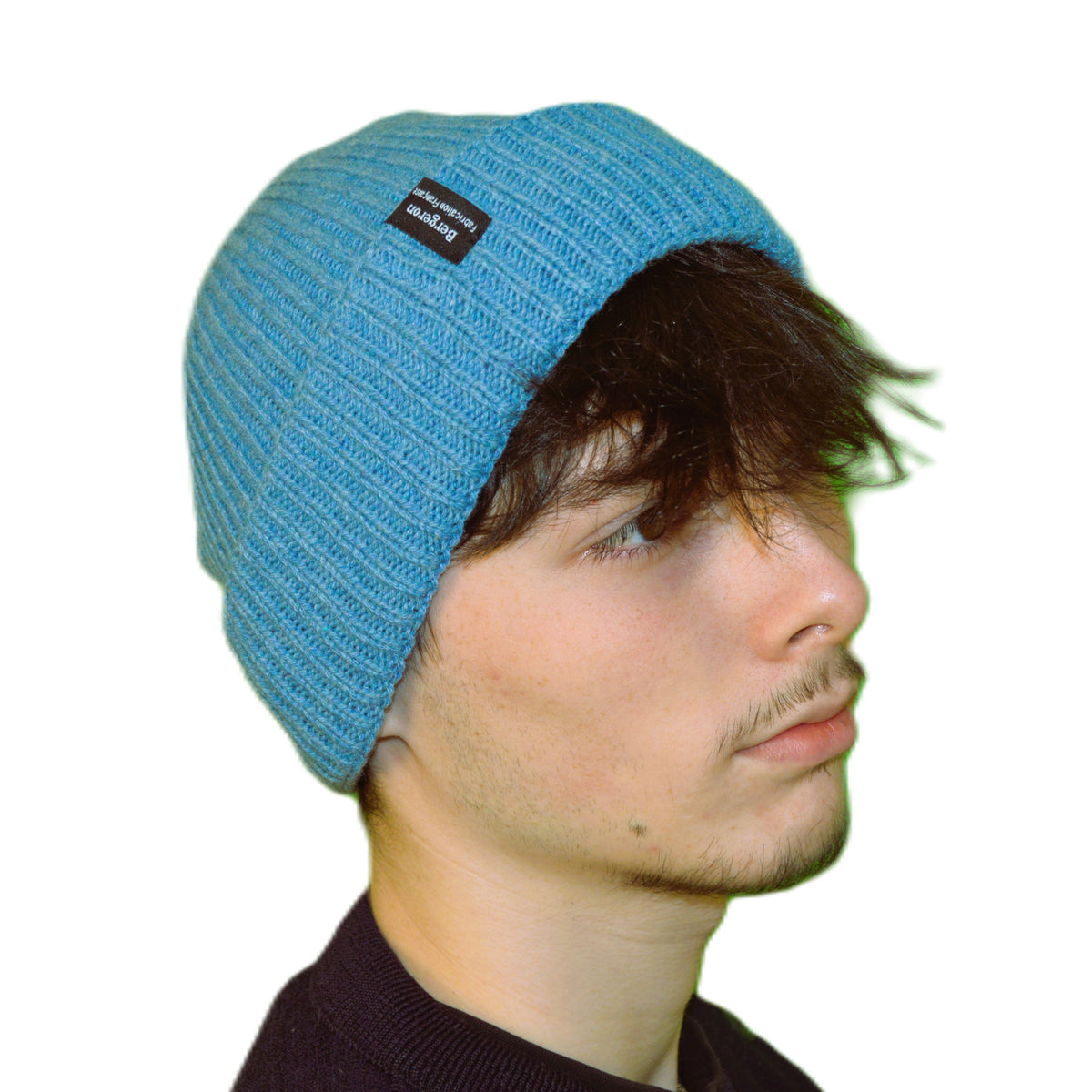 Bonnet fil recyclé Bleu Ciel