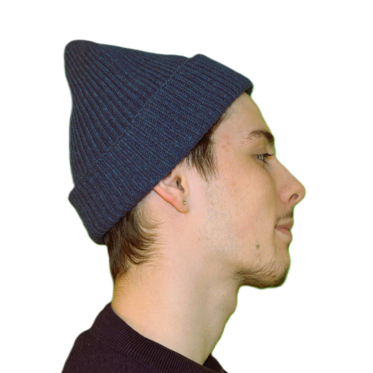 Bonnet fil recyclé Bleu Jean