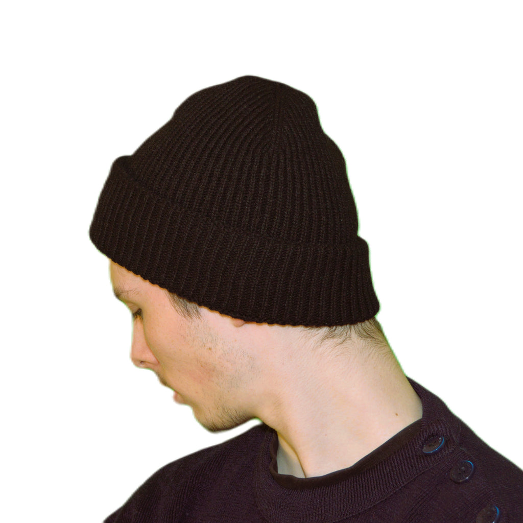 Bonnet fil recyclé Noir