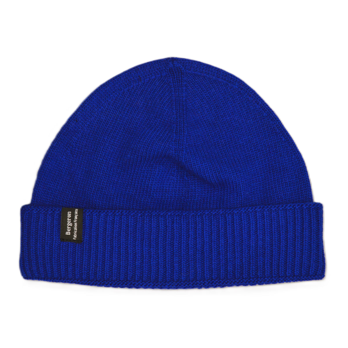 Bonnet cachemire recyclé bleu électrique foncé