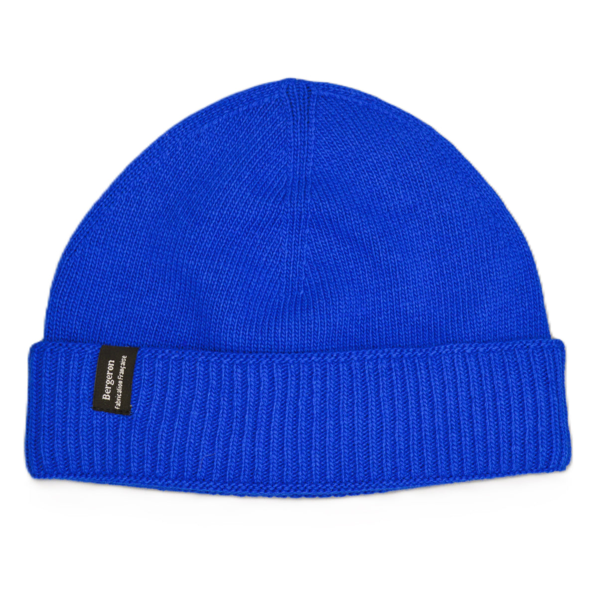 Bonnet cachemire recyclé bleu électrique