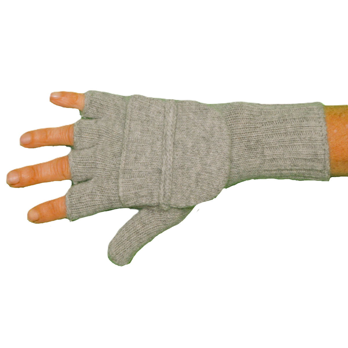 Mitaines moufles Gris-clair